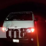 Señor muere tras ser embestido por un microbús en Villa Sandino, Chontales