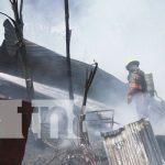 Vivienda incendiada en Estelí