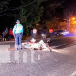 Camioneta impacta a motociclista en Chontales y luego se da a la fuga