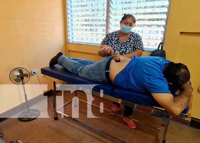 Los Fisioterapeutas están atendiendo a todos los pacientes de La Paz Centro