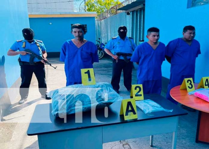 Policía incauta droga y otros artículos en Matagalpa