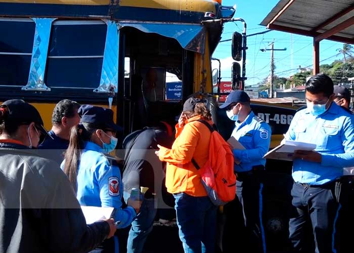 Plan de seguridad en terminales de buses de Matagalpa