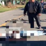 Ciclista y motociclista implicado en accidente de tránsito en Jalapa