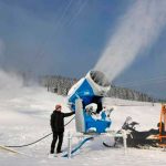 Fabrican nieve artificial en los Juegos Olímpicos de Invierno