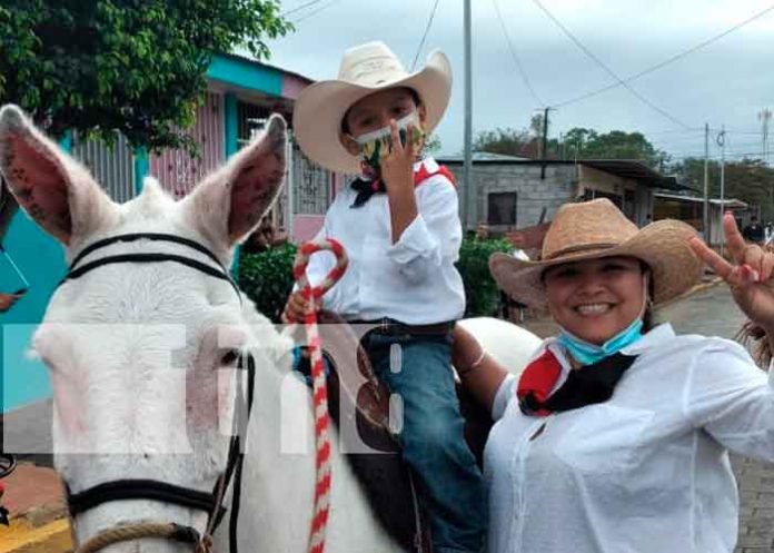 Realizan cabalgata en honor a Sandino en Tipitapa