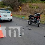 Hombre lesionado tras accidente de tránsito en Chontales