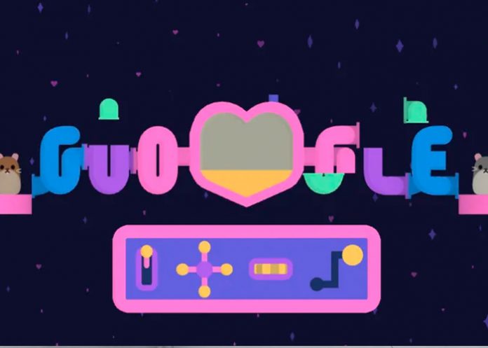 Google estrena doodle interactivo por día del amor y la amistad