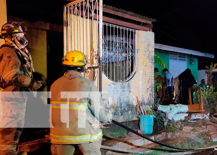 Casa afectada en el Bo. Nicarao