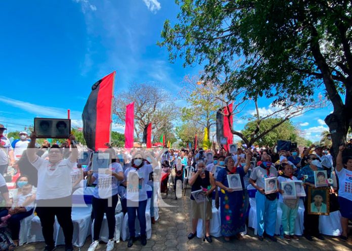 Celebración a héroes y mártires de Matagalpa en Managua