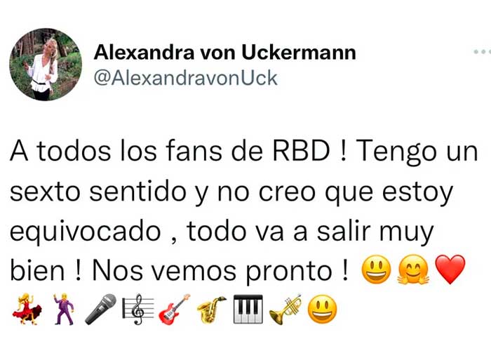 Se encienden las expectativas de gira de RBD por un misterioso mensaje