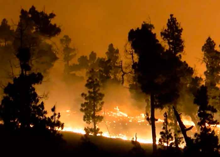 Incendio forestal en España