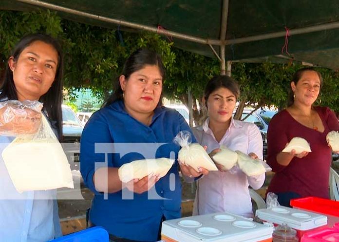Feria con variedad lácteos a través del INTA en Nicaragua