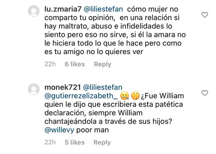 Critican a Lili Estefan por el consejo que dio a Elizabeth Gutiérrez
