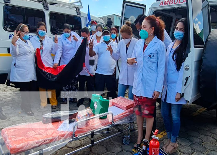  Entrega de ambulancias a Hospitales de Nicaragua 