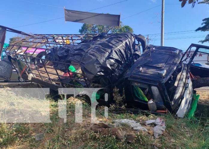 Aparatoso accidente en Carretera a Masaya, Managua