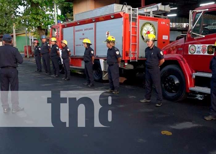 Nuevas unidades de bomberos para San Sebastián de Yalí, en Jinotega