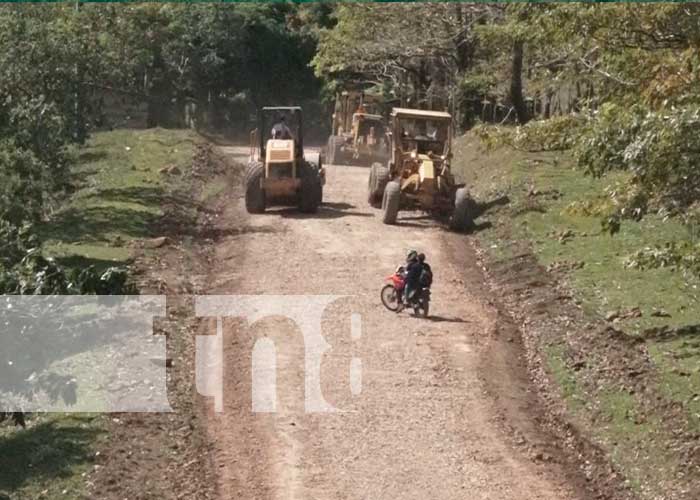 Reparación de caminos en Río Blanco, Matagalpa