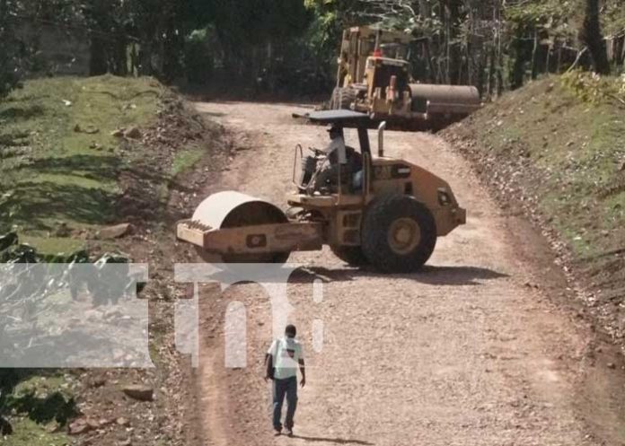 Reparación de caminos en Río Blanco, Matagalpa