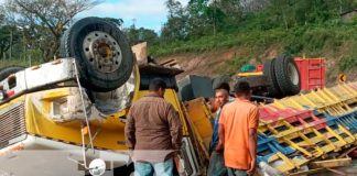 Accidente de tránsito con camión en Matiguás