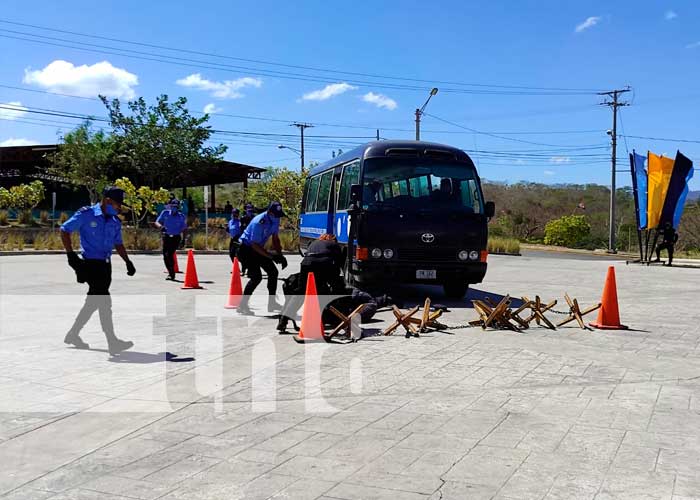 Graduación policial con la técnica canina en Nicaragua
