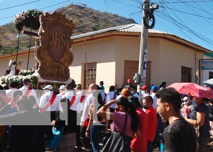 Procesión por Jesús de la Caridad en La Trinidad, Estelí