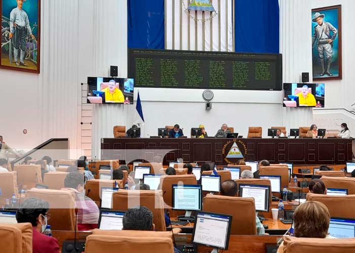 Parlamento de Nicaragua en sesión