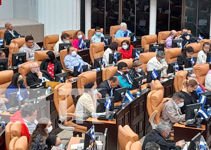 Sesión parlamentaria en la Asamblea de Nicaragua