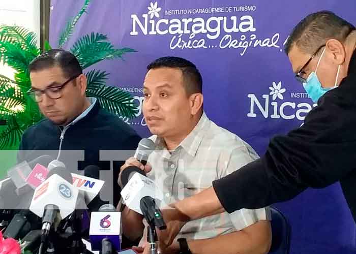 Conferencia de prensa del INTUR y MEFCCA en Nicaragua