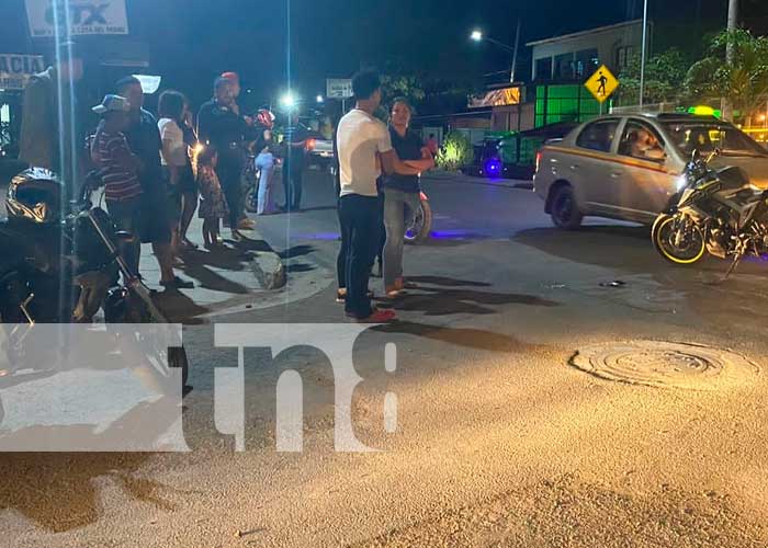 Accidente de tránsito deja dos lesionados en Juigalpa
