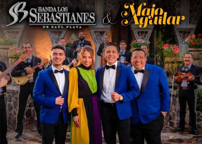 Banda los Sebastianes y Majo Aguilar enamoran con “mi meta contigo”