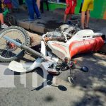 Accidente de tránsito cerca del Olof Palme, Managua