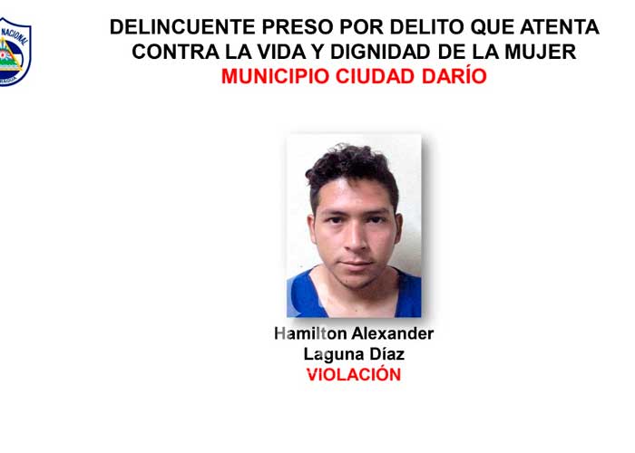 Personas presas por presuntamente cometer delitos en Matagalpa