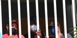 Migrantes detenidos en Tapachula, México