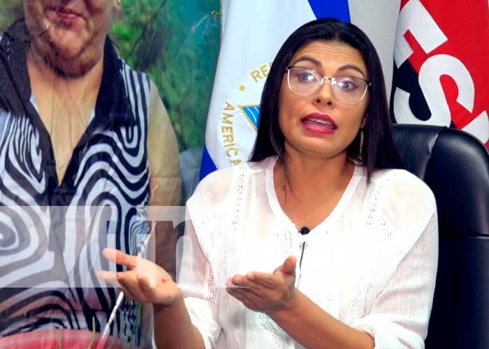 Ministra de la Mujer en Nicaragua, Jessica Padilla