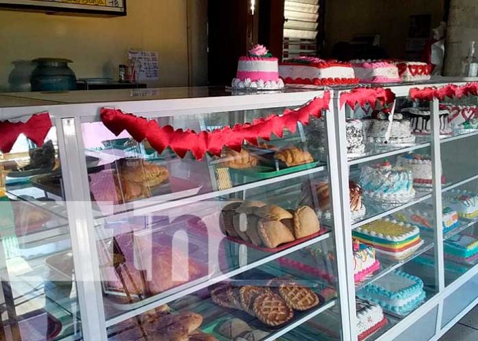 Pastelerías preparadas para el 14 de febrero en Nicaragua