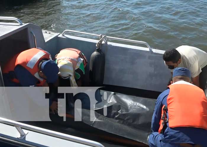 Fuerza Naval recupera cuerpo de pescador originario de Ometepe