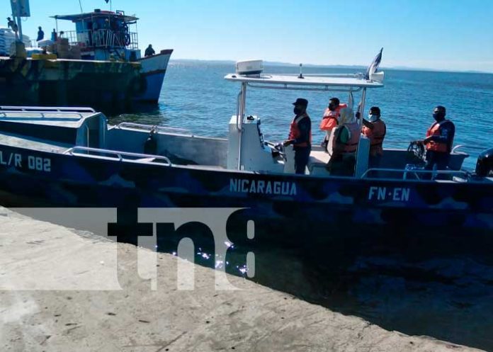 Fuerza Naval recupera cuerpo de pescador originario de Ometepe