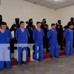 Supuestos delincuentes presos en Chontales
