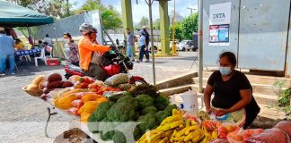Variedad de productos en feria del INTA Nicaragua