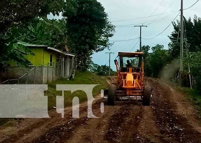 Mejora de caminos productivos en San Carlos, Río San Juan