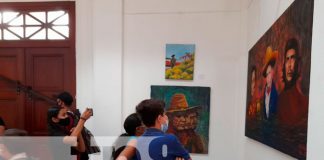 Exposición de artes plástica en el Palacio Nacional "Sandino en mi corazón"