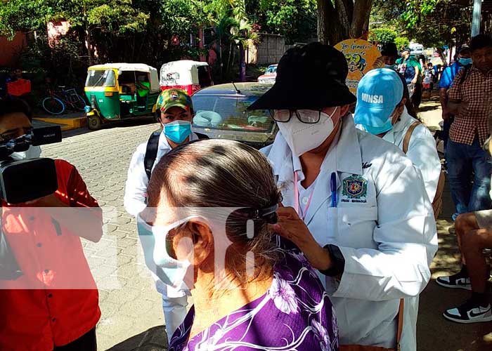 Jornada de vacunación en barrio de Ticuantepe