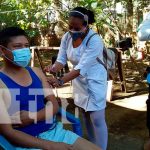 Jornada de vacunación en barrio de Ticuantepe