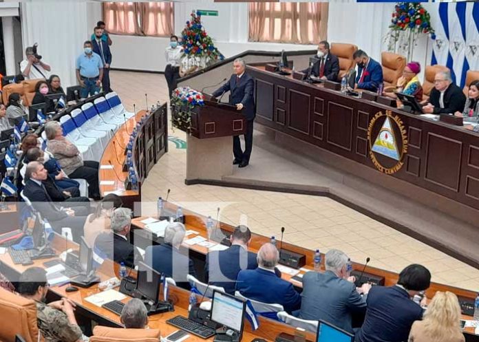 Asamblea Nacional de Nicaragua con el Presidente de la Duma Estatal de Rusia