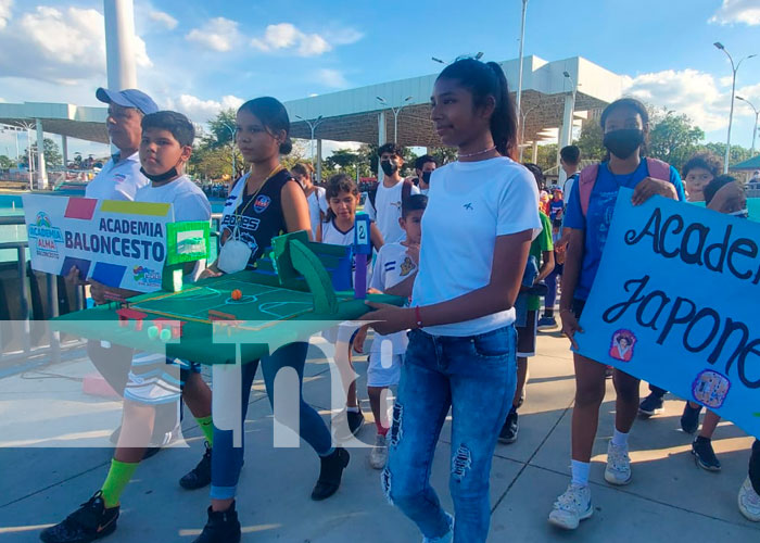 Atletas celebran el 170 aniversario de Managua de ser elevada a capital