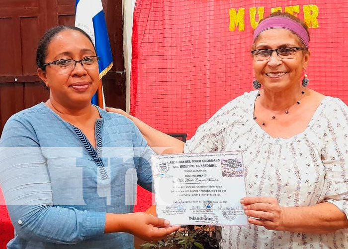 Reconocen labor de las mujeres del campo y la ciudad en Nandaime