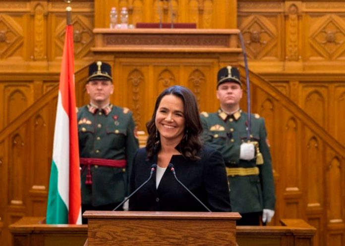 El parlamento de Hungría elige a su primera mujer presidenta