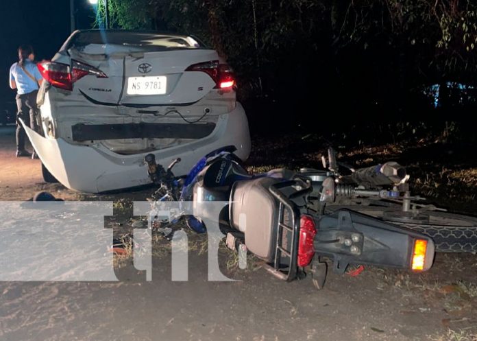 Accidente de tránsito en Jalapa deja un lesionado grave