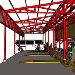 Inicia construcción de galerón en la terminal de buses de León