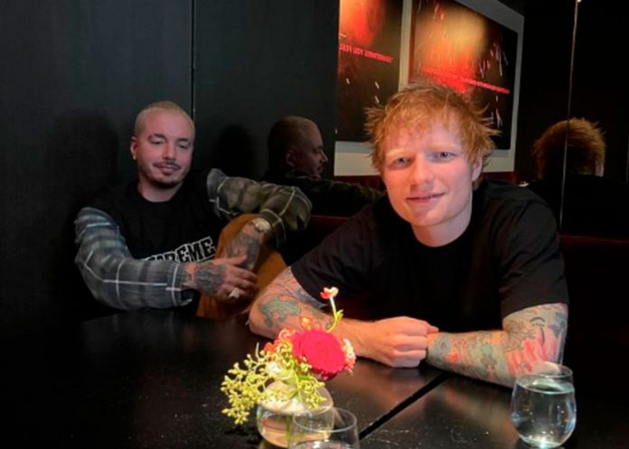 J Balvin anuncia doble colaboración con el cantante Ed Sheeran